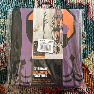 NWT Halloween shower curtain